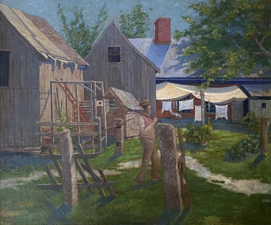 A Man in His Garden