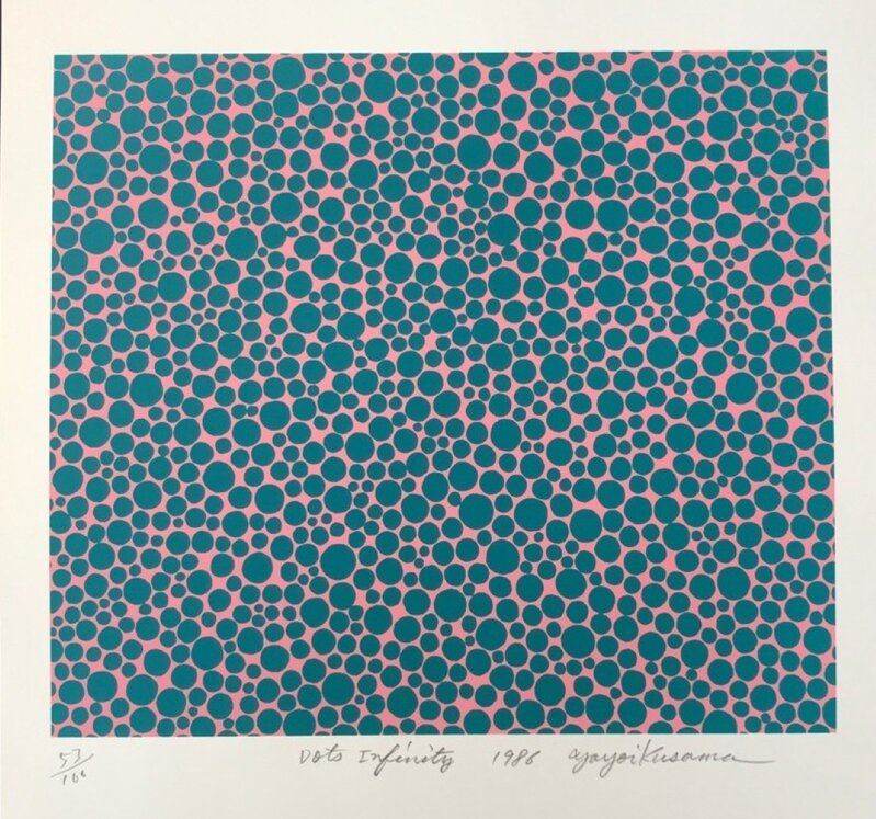 Yayoi Kusama, ‘Dots Infinity’, 1986, Print, Screenprint on Hakou-shi paper, Manabia Fine Arts