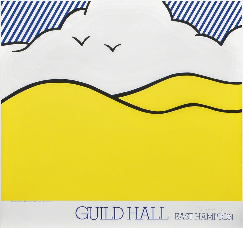 Roy Lichtenstein, ‘Guild Hall East Hampton’, 1980, Print, Color screenprint on paper, Skinner
