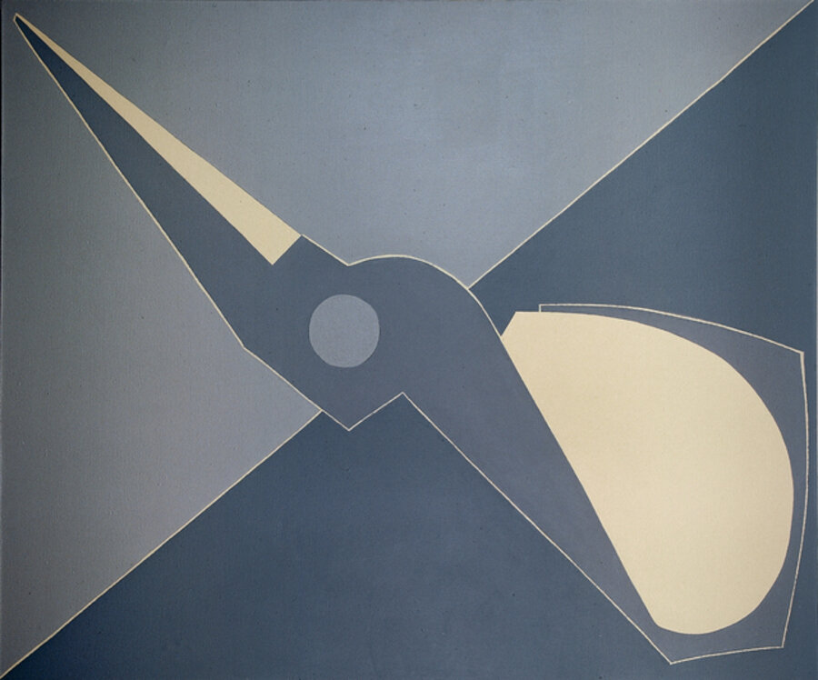 Outline, Half Scissors, Diagonal