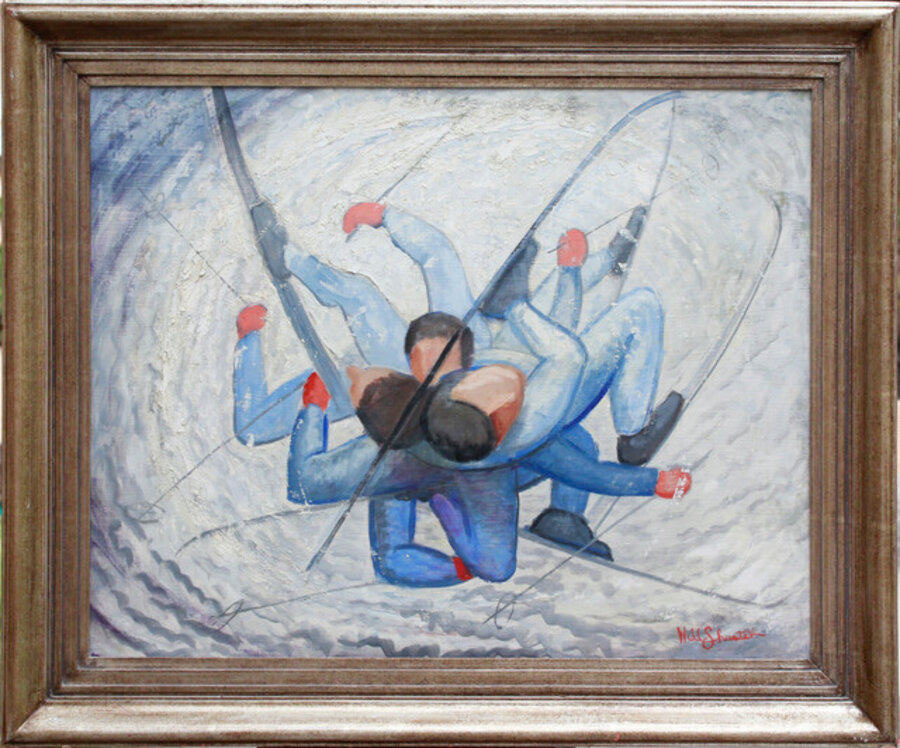 Sensations of a Falling Snow Bunny, Santa Fe 1959