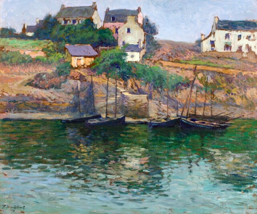 Fishing boats at Doelan – Brittany