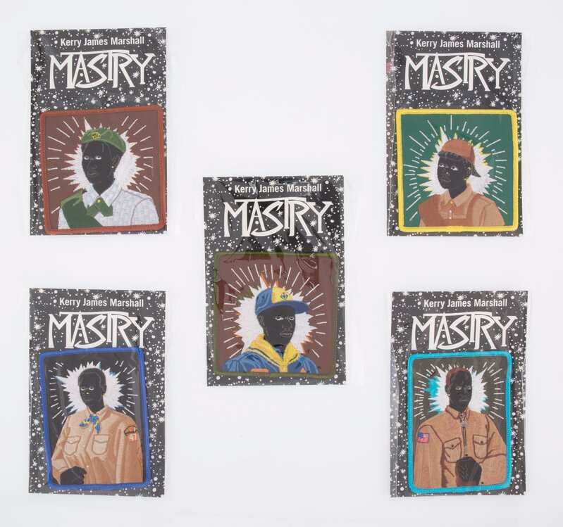 After Kerry James Marshall, ‘Scout Series, set of six’, 2017, Print, Embroidered patches, Heritage Auctions