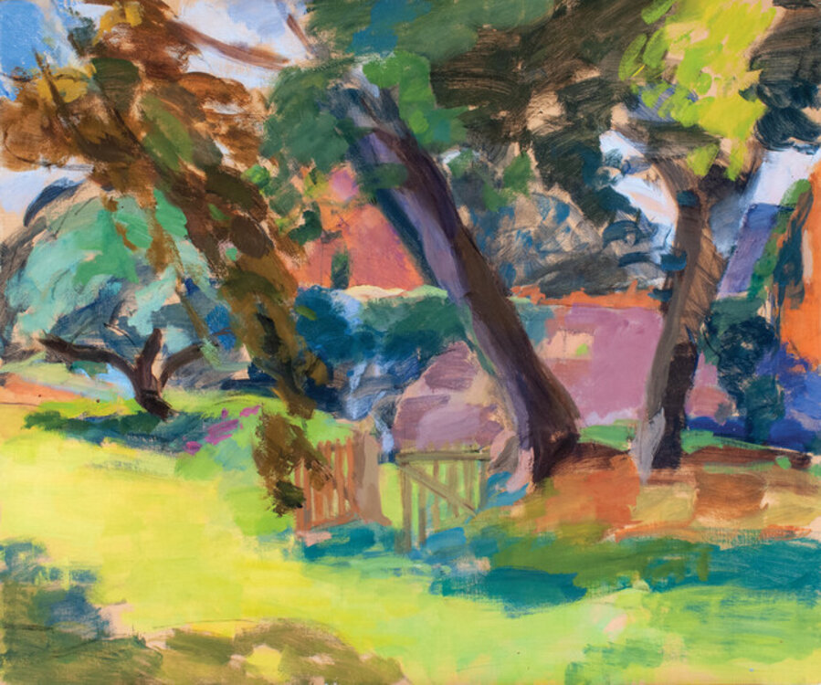 View from a Churchyard