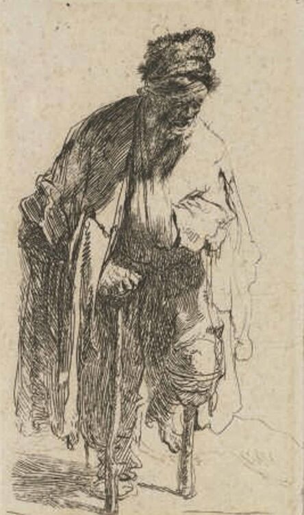 Rembrandt van Rijn, ‘Beggar with a wooden Leg’, circa 1630