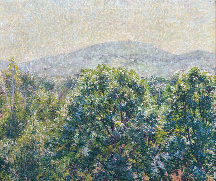 Blue Hills from Artist's Bedroom Window,