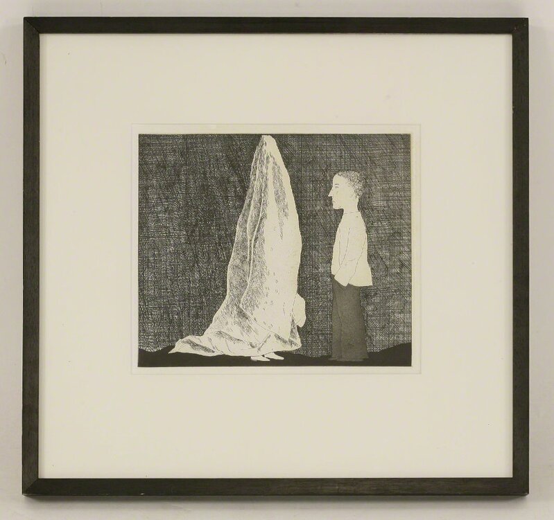 David Hockney, ‘The Sexton Disguised as a Ghost (Tokyo 86)’, 1969, Print, Etching and aquatint, Sworders