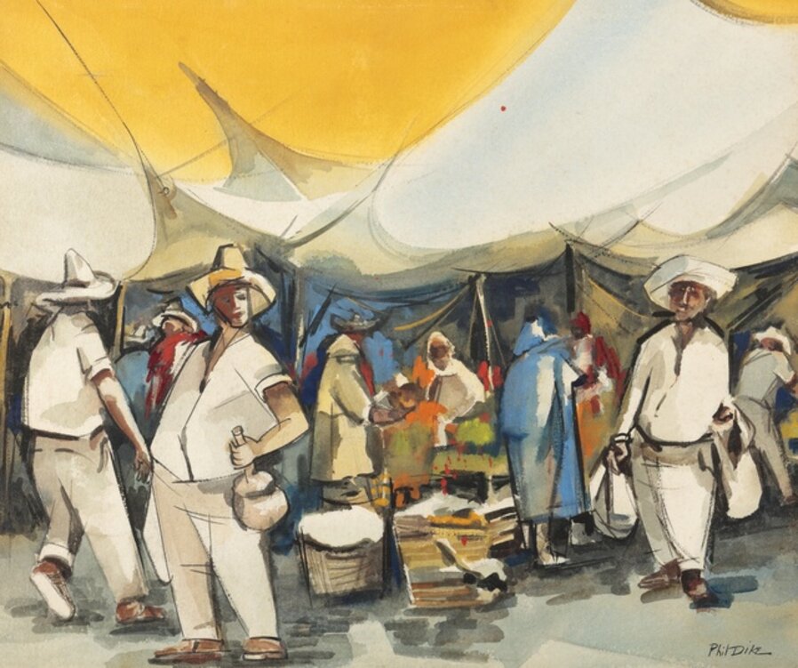 Los Angeles Market Scene