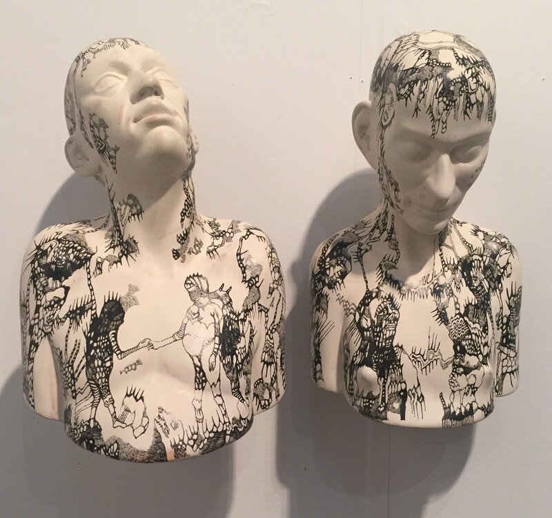 Richard Stipl, ‘The Other Side’, 2015, Sculpture, Ink on wood, Galeria Enrique Guerrero