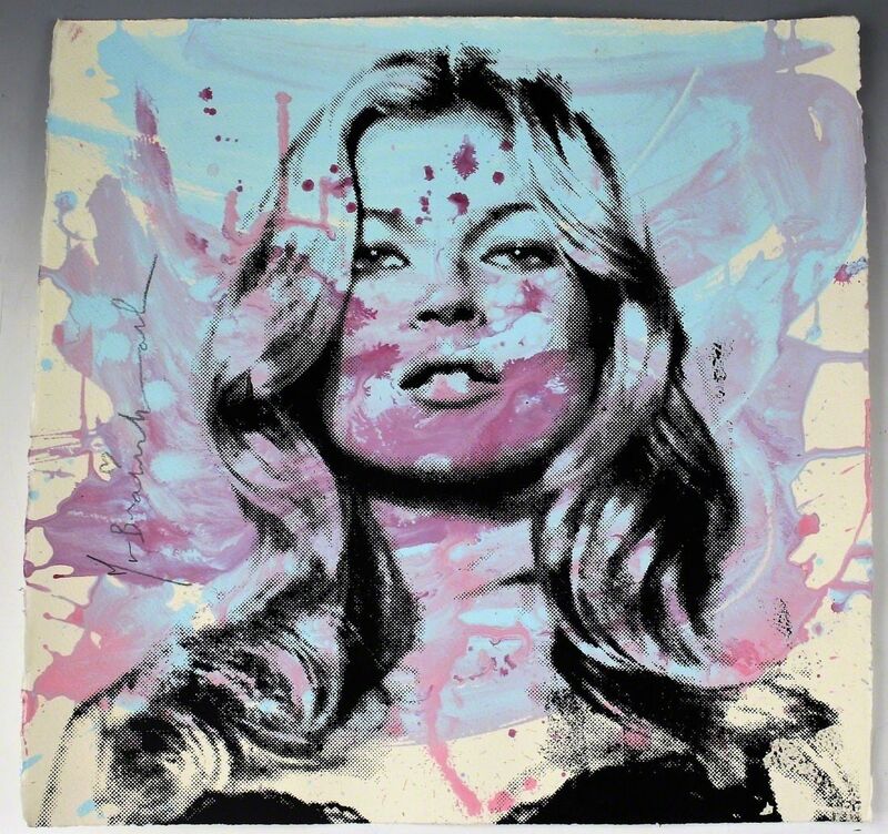 Mr. Brainwash, ‘Kate Moss’, 2010, Drawing, Collage or other Work on Paper, Acrylic and silkscreen on wove paper, Puccio Fine Art