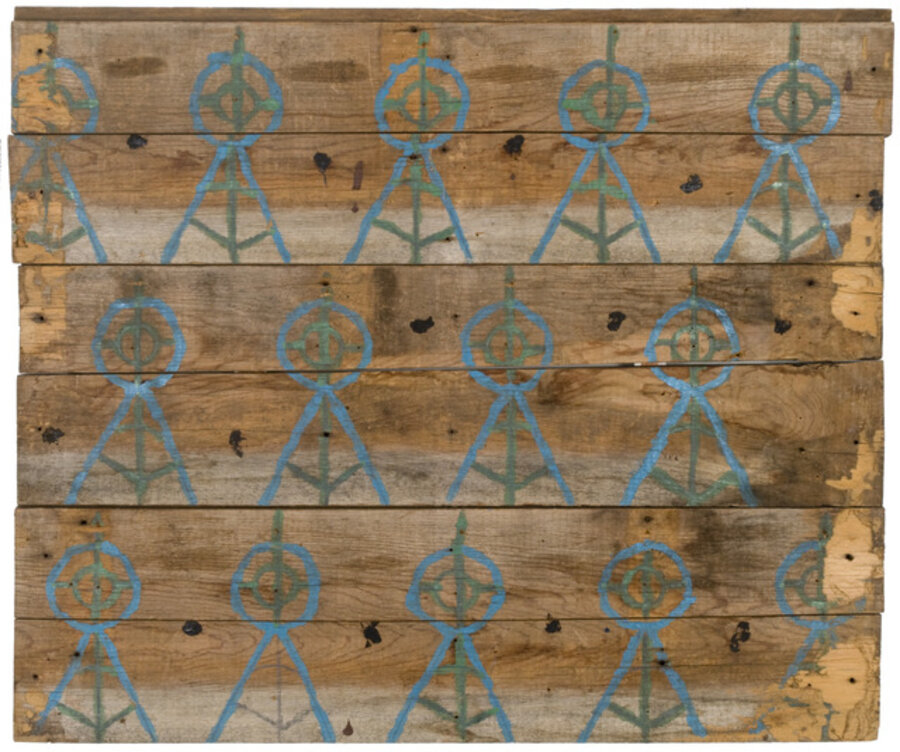 Untitled (Barn floor boards)