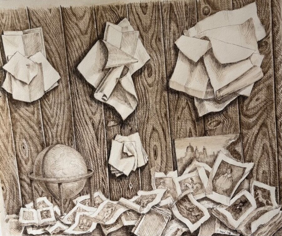 Trompe-l'oeil aux dessins refusés