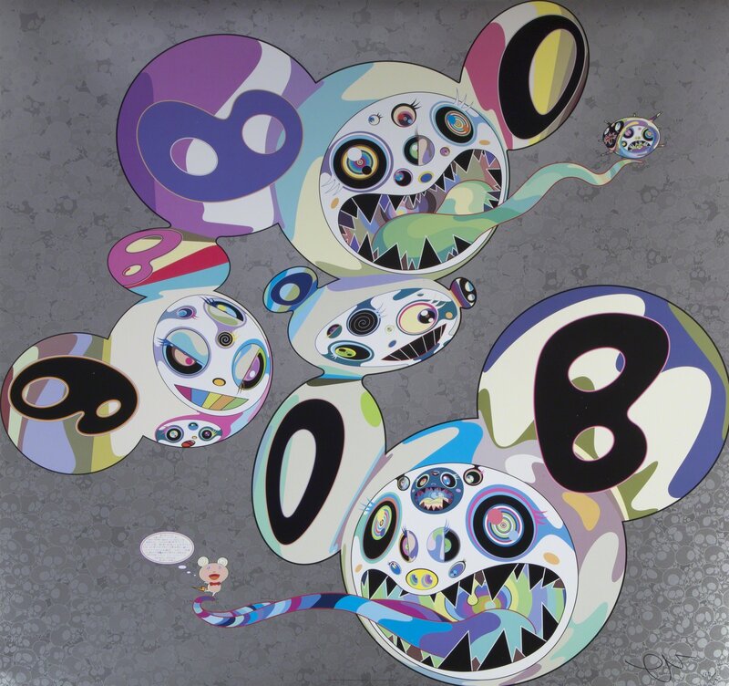 Takashi Murakami, ‘Spiral’, 2014, Print, Offset lithograph on paper, Julien's Auctions