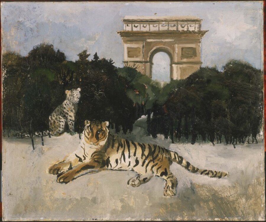 Tiger and Arc de Triomphe