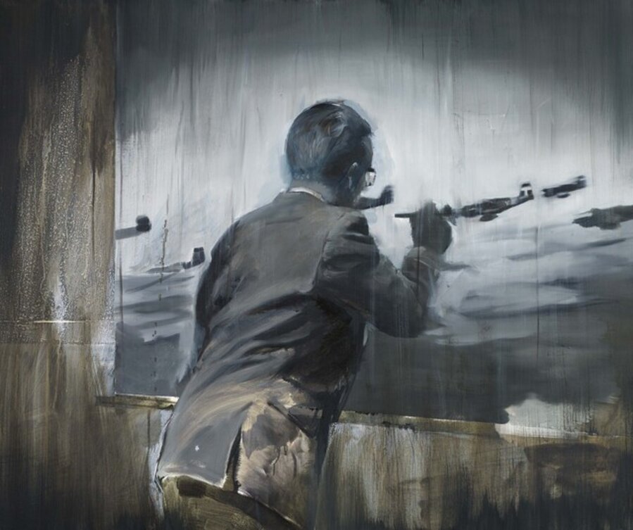 Gerhard Richter in the Studio