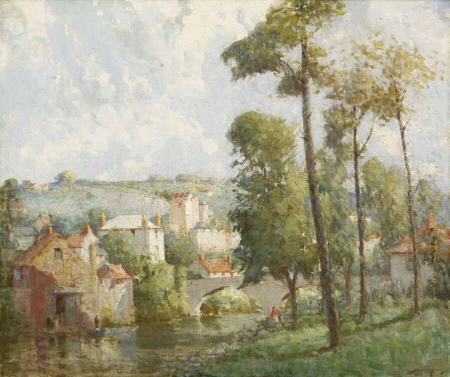 THE BRIDGE AT KNARESBOROUGH