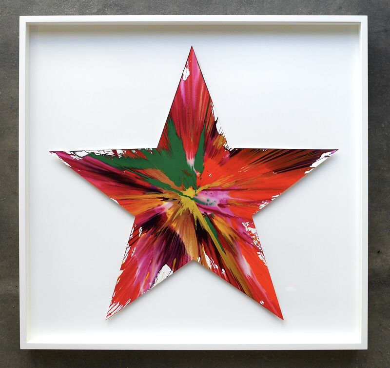 Damien Hirst, ‘Star (original Spin Painting)’, 2009, Painting, Acrylics on paper, Joseph Fine Art LONDON