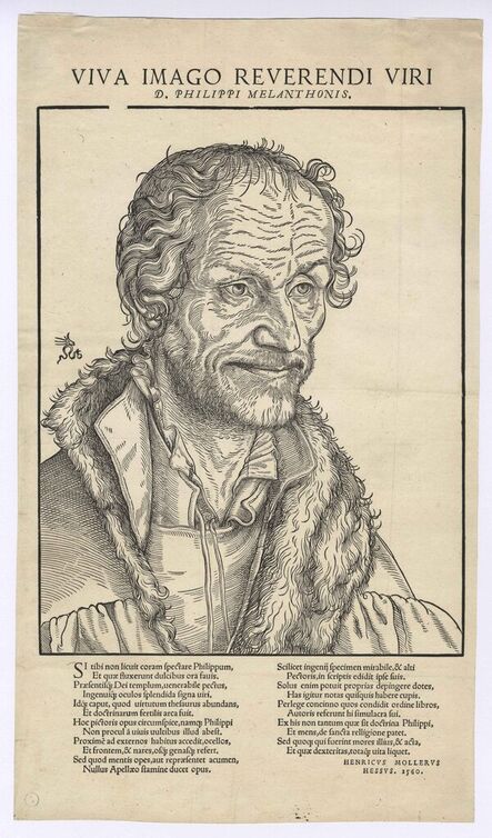 Lucas Cranach the Younger, ‘Philipp Melanchthon’, 1558
