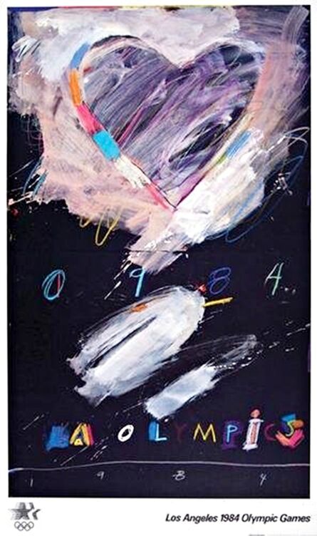Raymond Saunders, ‘Los Angeles 1984 Olympic Games (Hand Signed with Olympic Committee COA)’, 1982