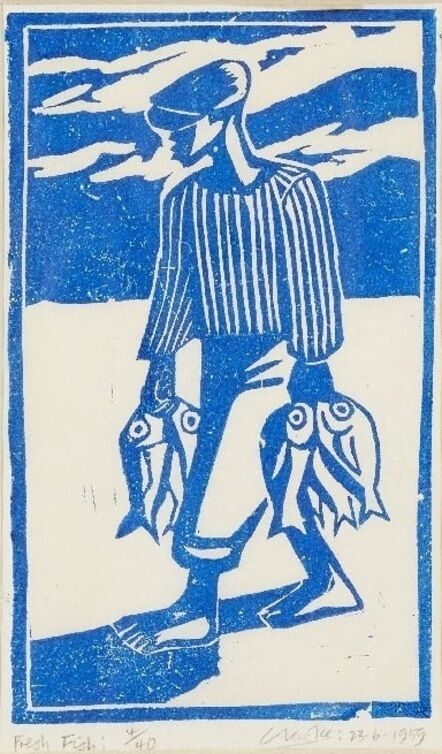 Peter Clarke (1929-2014), ‘Fresh Fish’, 1959