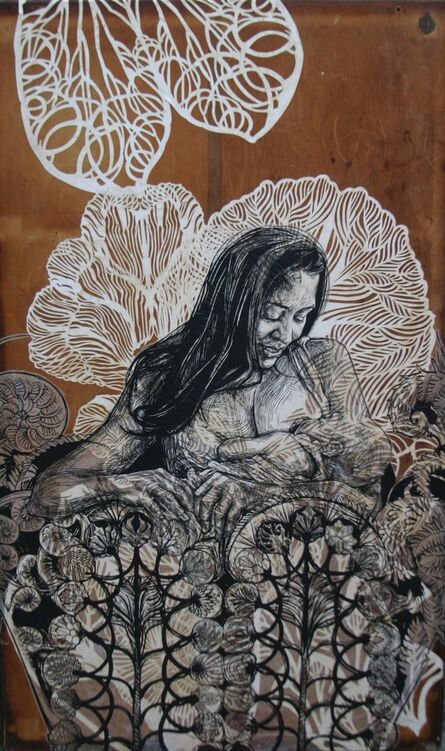 Swoon, ‘Dawn and Gemma’, 2014