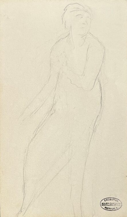 Mary Cassatt, ‘Woman Figure’, ca. 1900