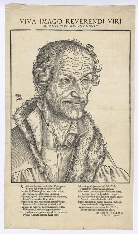 Lucas Cranach the Younger, ‘Philipp Melanchthon    ’, 1558