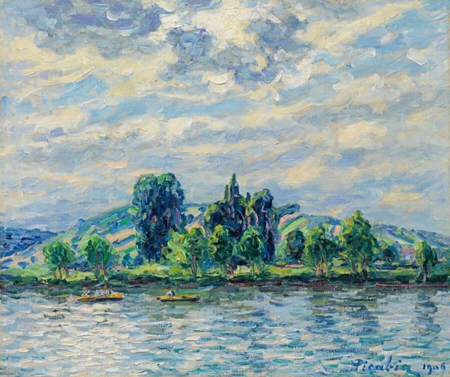 Bords de l’Yonne, effet de soleil