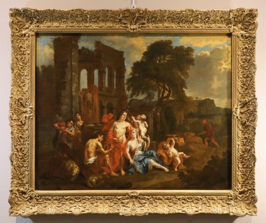 Myth Apollo Issa De Lairesse Paint 17/18th Centuty Oil on canvas Old master Flemish school Mythological
