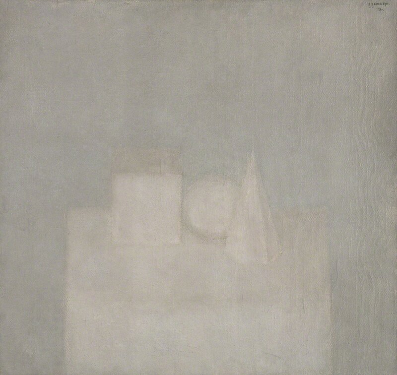 Vladimir Weisberg, ‘Cube, sphere, pyramid’, 1973, Painting, Oil on canvas, Art4.ru