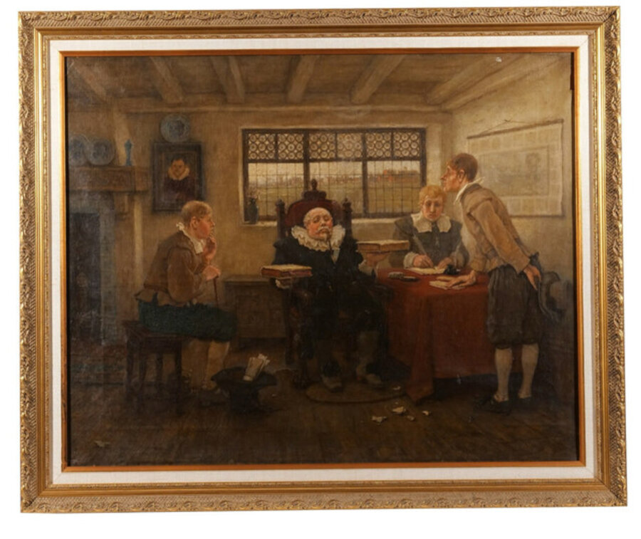 Wouter Van Twiller's Court in New Amsterdam