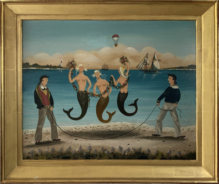 Sailors Jumping Rope with Mermaids