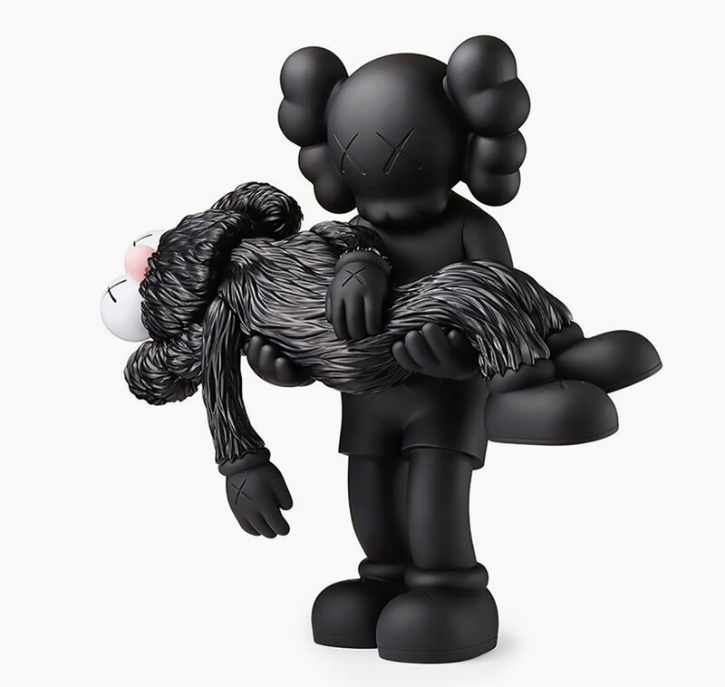 KAWS, ‘KAWS GONE Companion Black (KAWS black companion)’, 2019, Ephemera or Merchandise, Vinyl paint, cast resin figurine., Lot 180 Gallery