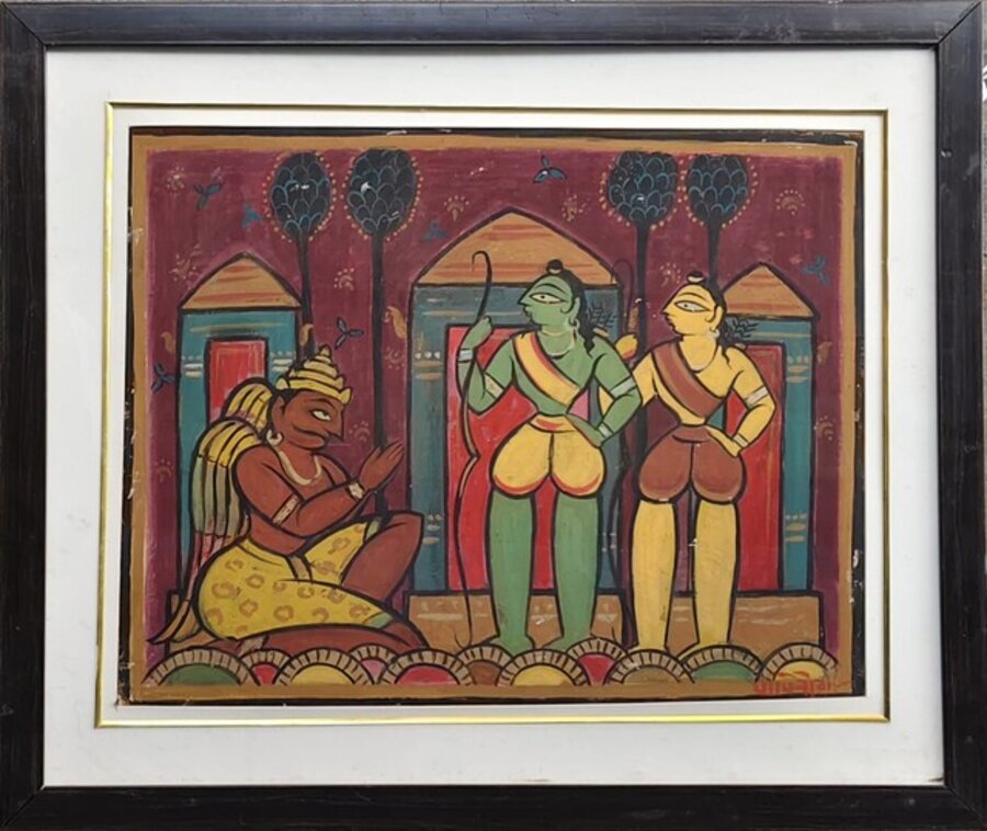 Untitled (Hanuman’s Devotion to Rama and Lakshmana)