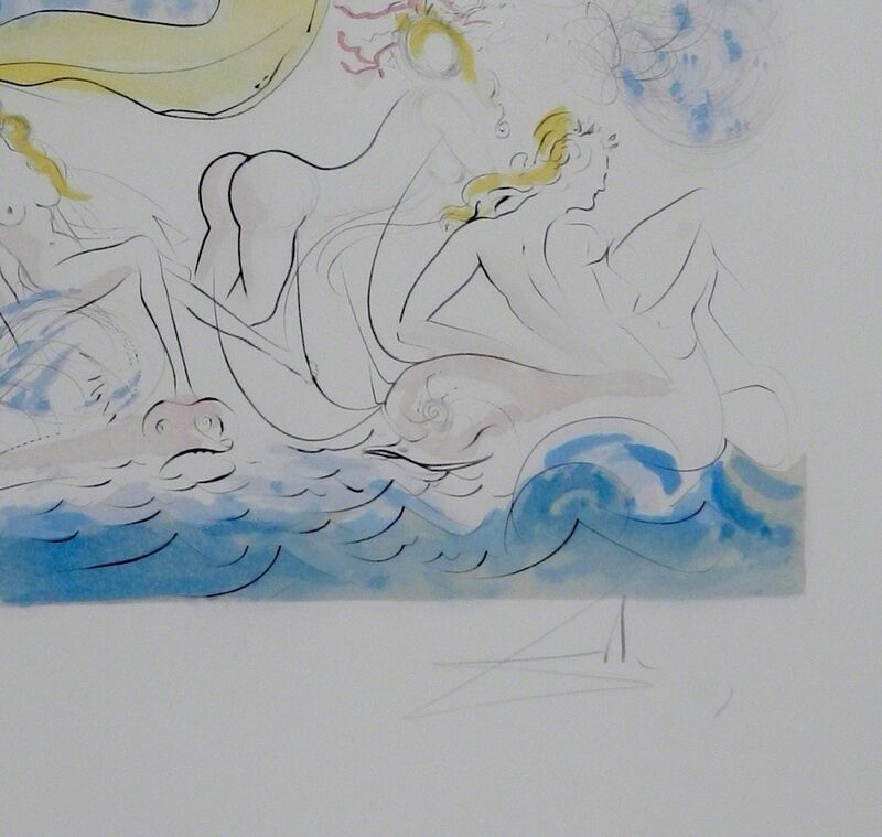 Salvador Dalí, ‘Hommage a Albrecht Durer Triomphe de Venus’, 1971, Print, Etching, Fine Art Acquisitions Dali 