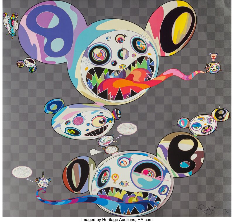 Takashi Murakami, ‘Parallel Universe’, 2014, Print, Offset lithograph in colors on smooth wove paper, Heritage Auctions