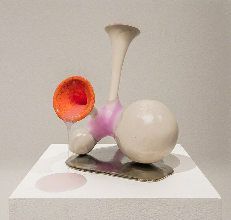 Alison Ragguette, ‘Horn Spew’, 2018, Sculpture, Porcelain, rubber, glaze, LAUNCH LA