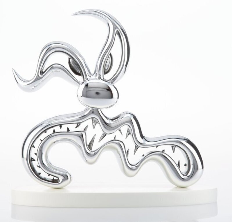 Kenny Scharf, ‘Scary Guy’, 2015, Sculpture, Polystone with chrome, David Benrimon Fine Art Gallery Auction