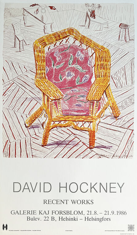 David Hockney, ‘Number One Chair’, 1986