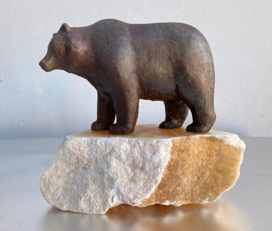 Bear on a Rock