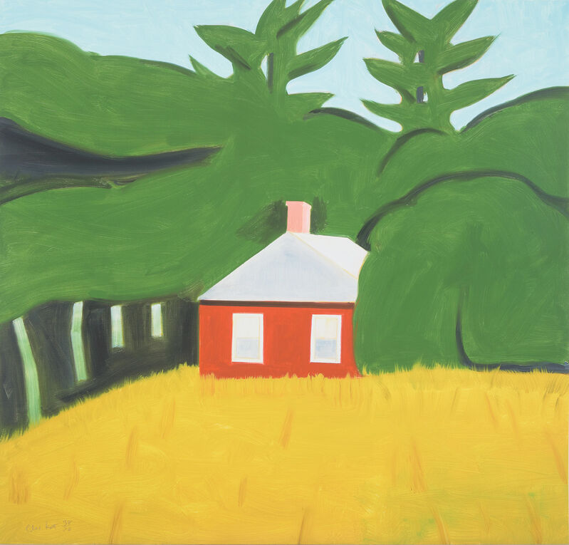 Alex Katz, ‘Red House’, 2016, Print, Archival pigment print in colours, on Crane Museo Max paper, the full sheet., Phillips
