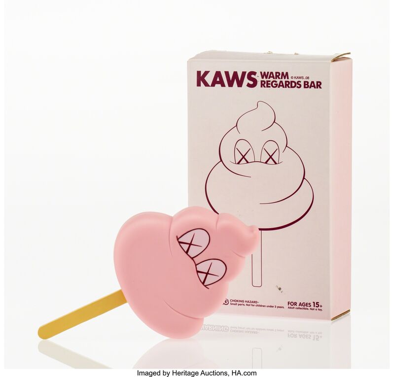 KAWS, ‘Warm Regards Bar (Pink)’, 2008, Other, Painted cast vinyl, Heritage Auctions