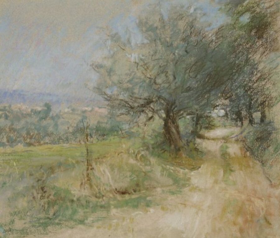 'OLIVES OVER LAKE GARDA'