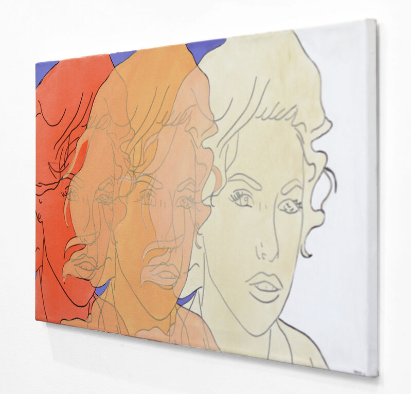 Hilary Bond, ‘Sunset Orange, Apricot, Cream’, 2015, Painting, Acrylic, Oil on Canvas, Artspace Warehouse