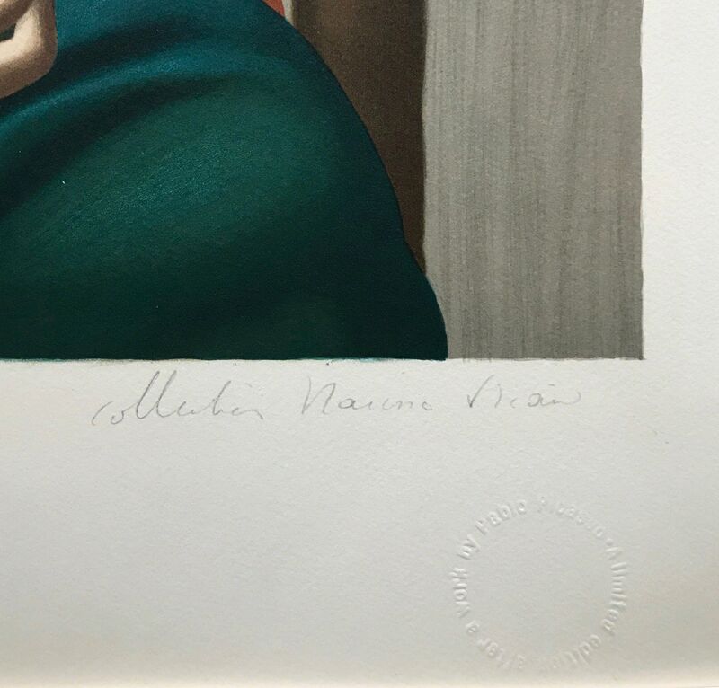 Pablo Picasso, ‘ITALIENNE D'APRES UNE PHOTOGRAPHIE’, 1979-1982, Reproduction, LITHOGRAPH ON ARCHES PAPER, Gallery Art
