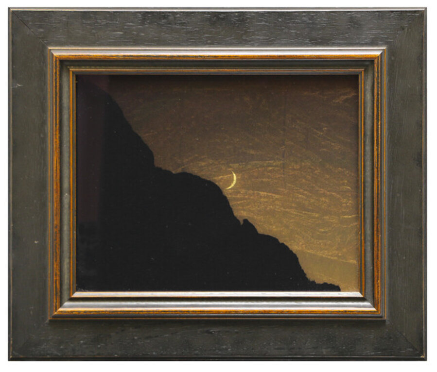 Moon Setting, Safford Peak