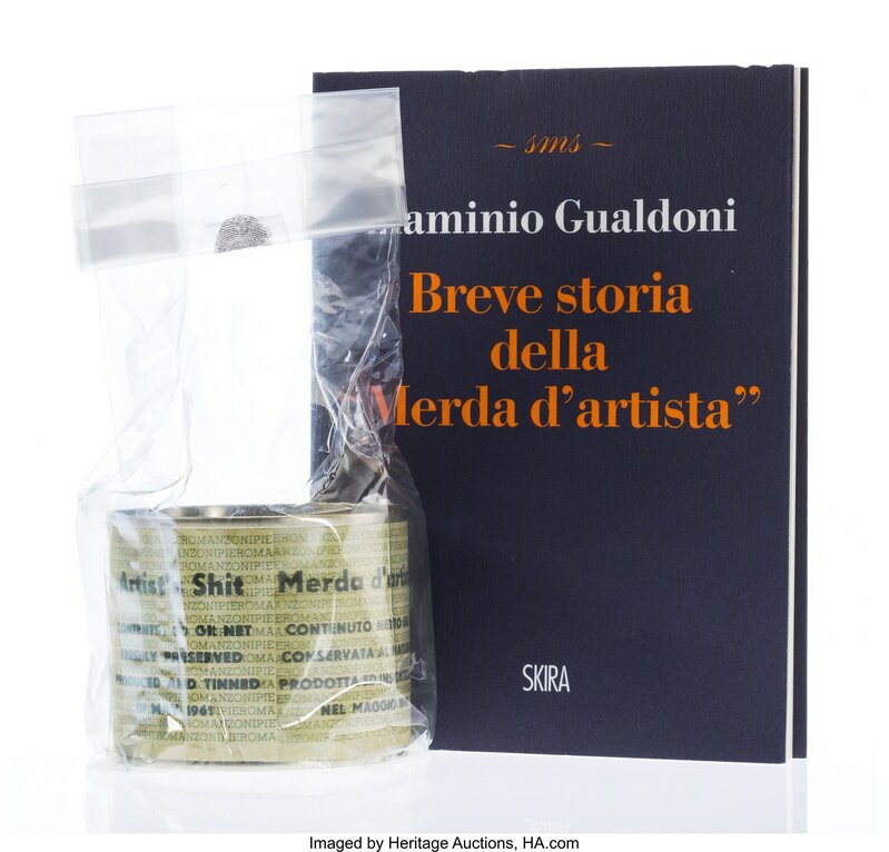 Piero Manzoni, ‘Merda d'Artista (Artist's Shit)’, 2013, Print, Tin can and printed paper, Heritage Auctions