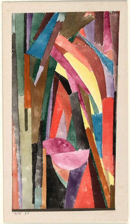 Paul Klee, ‘(Drôle?) [Gothique joyeux]’, 1915