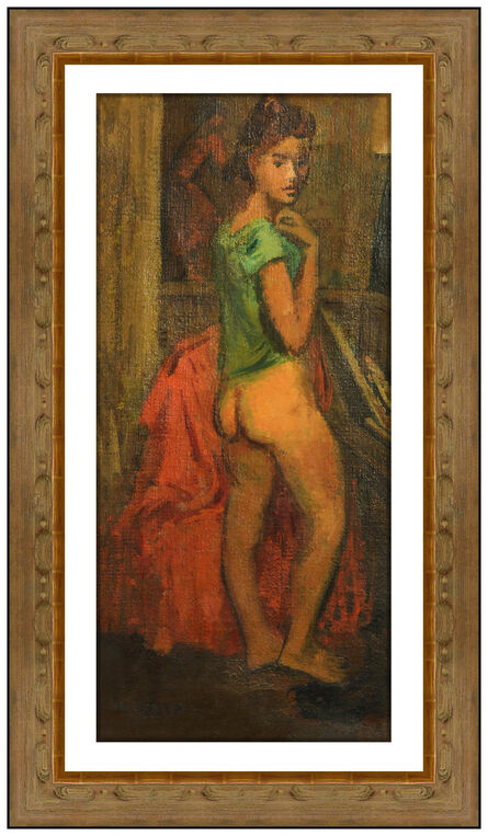 Moses Soyer, ‘Dancer in Green Shirt’, 20th Century 