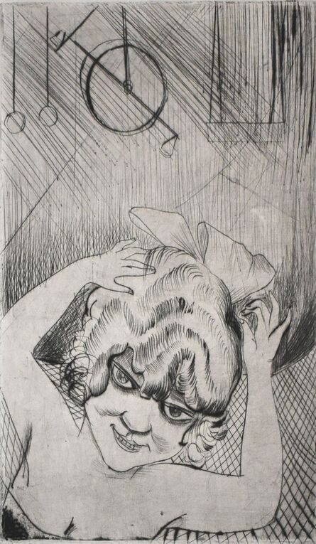 Otto Dix, ‘Lili, Queen of the Sky, from: Circus | Lili, die Königin der Luft, aus: Zirkus’, 1922